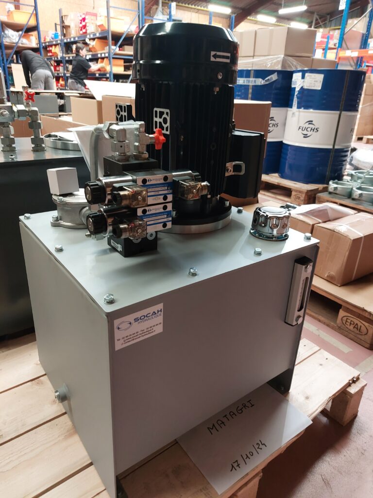 SOCAH - Assemblage centrale hydraulique